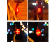 Фонарь велосипедный ZH1208 красный, 5 LED, 7 режимов