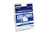 Лента клейкая бордюрная 60мм x3,35м белая Unibob, Aviora