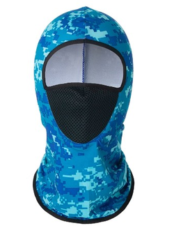 Подшлемник с сеткой TS хаки синий квадрат