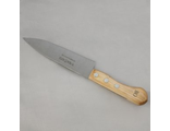 Нож поварской с деревянной ручкой