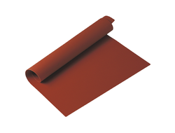Силиконовый антипригарный коврик, 43,5*32,5*0,2 см, красный