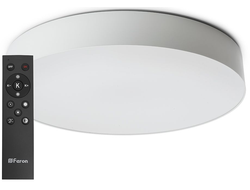 Светодиодный управляемый светильник Feron AL6200 “Simple matte” 80W 3000К-6500K (чёрная/белая)