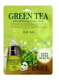 EKEL Маска тканевая с зеленым чаем GREEN TEA Ultra Hydrating Essence Mask, 1 шт. 538754