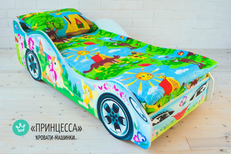 Детские кровати - машинки серии BM 1 (160х70) 14 расцветок + 100 бонусов