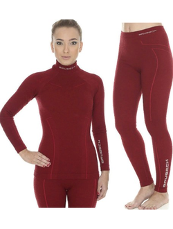 Женское термобелье Brubeck Wool Merino бордо
