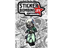 стикер - skeleton