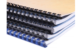 Брошюровка документов, строительной документации, рефератов и докладов на пластиковую пружину