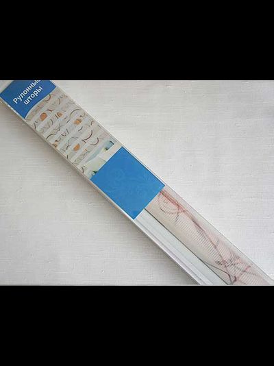 "Узор А-М", рулонные шторы день-ночь или зебра с дизайном