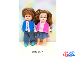 2 куклы мальчик и девочка 16см. в пак. арт.6085-5477