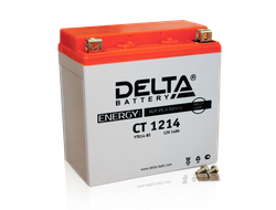 Аккумулятор Delta CT 1214.1 (YB14-BS, YTX14AH, YTX14AH-BS, ETX14AH-BS)