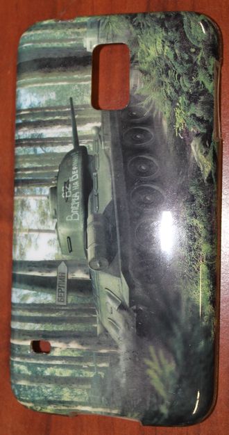 Защитная крышка силиконовая World of Tanks Samsung Galaxy G900 S5 арт. 008497