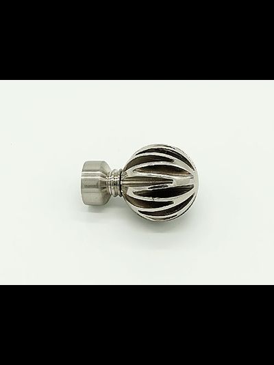 Современный стиль  карнизам придадут наконечники в виде &quot;ребристого&quot; шарика. Все популярные цвета!