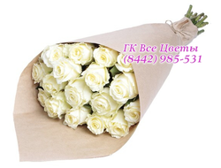 17 белых роз Неженка