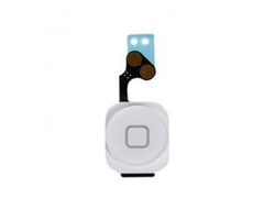 Шлейф/FLC iPhone 5 с кнопкой Home (белый)
