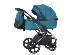 Коляска 2в1 Carrello Aurora CRL-6505 Ocean Blue CHROME