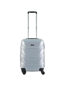 Пластиковый чемодан Freedom серый размер S