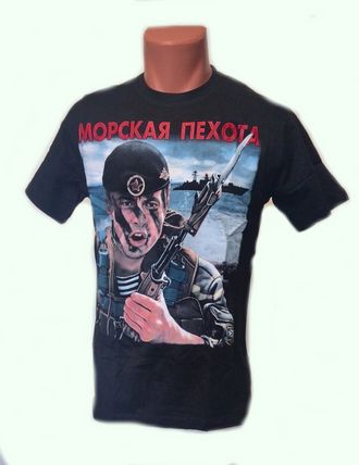 Футболка с рисунком &quot;Морская пехота&quot;