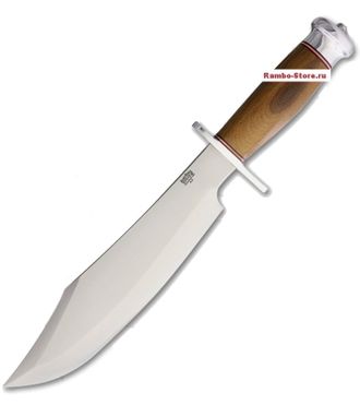 Нож Bark River Shining Mountain Bowie Natural Canvas Micarta с доставкой