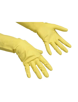 Перчатки резиновые Vileda Professional Контракт L, желтые