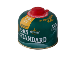 Газ-баллон резьбовой Tourist Standard для портативных газовых приборов (230гр)