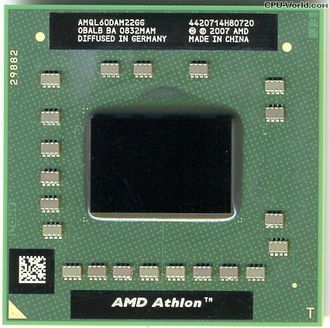 Процессор для ноутбука AMD Athlon 64 X2 QL-60 1.9Ghz socket S1 S1g2 (комиссионный товар)