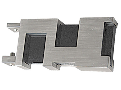 Сталь/черный - наконечники Сквер Лайн для профильных карнизов для штор. Уже в Воронеже, опт