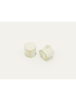 Простая заглушка - наконечник для труб второго ряда карнизов. Цвет: белое с золотом