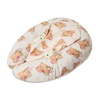 Подушка для новорожденных BabyMoov (чехол мишки)