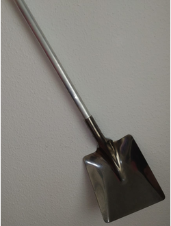 подборочная титановая лопата с алюминиевым черенком
