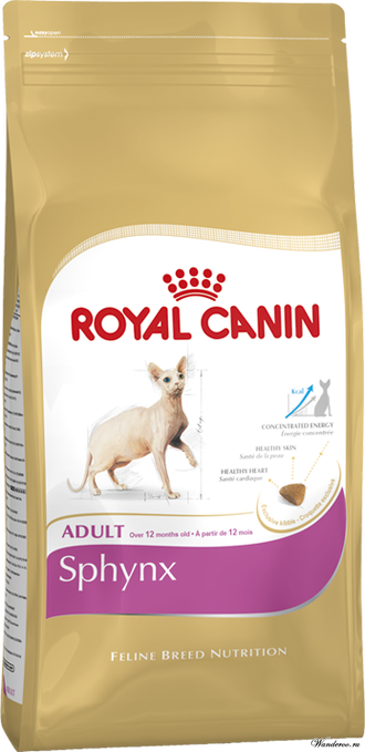 Royal Canin Sphynx Adult Роял Канин Сфинкс Эдалт Корм для кошек породы сфинкс 0,4 кг