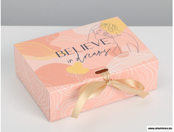 Коробка подарочная «Dreams» 16,5 x 12,5 x 5 см