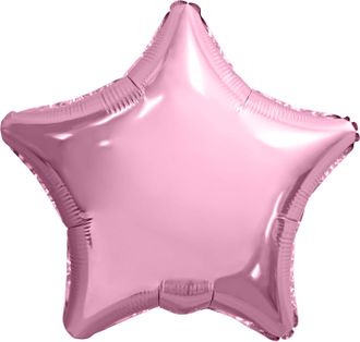 Шар Звезда Розовая Пастель 45 см (фшц)