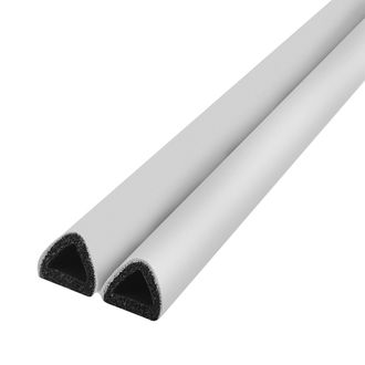 Самоклеящийся уплотнитель, профиль D-100 9x8 мм, белый (1 метр) Самоклеящийся уплотнитель, профиль D-100 9x8 мм, белый (1 метр)