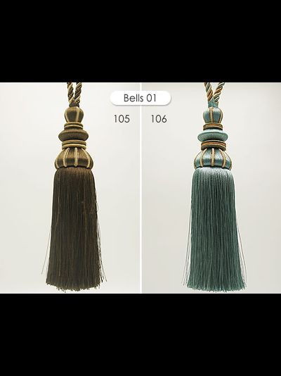 Bells 01, серия Delisious Decor, 80 см. Классические подхваты для штор