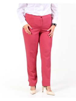 Брюки из костюмной ткани Лакшери- 350-розовый (54-70)