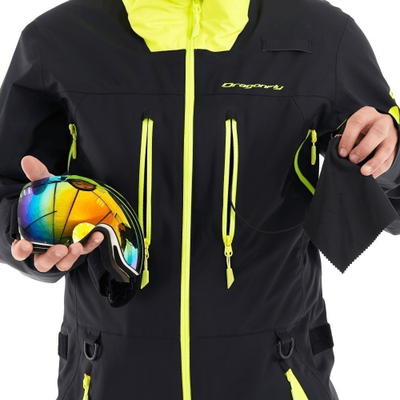Комбинезон DRAGONFLY SuperLight 3L MAN Black-Yellow Fluo
