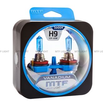 Комплект галогенных ламп H9 Vanadium 2шт.