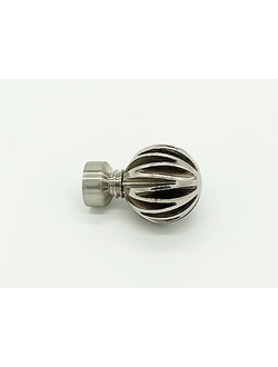 Современный стиль  карнизам придадут наконечники в виде "ребристого" шарика. Все популярные цвета!