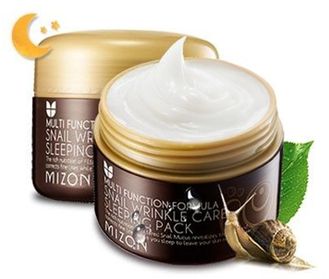 купить ночной крем с улиткой - Mizon Snail Wrinkle Care Sleeping Pack - 80ml