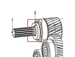 Сальник Вала КПП оригинал BRP 619230010 для BRP LYNX/Ski-Doo (Oil seal)