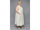 Оригинальный льняной сарафан-платье Арт. 2255 (слоновая кость и кирпичный) Размеры 58-84