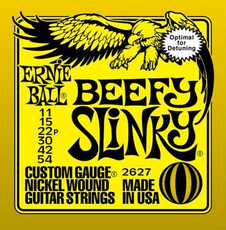 Струны металлические Ernie Ball 2627 Beefy Slinky Nickel