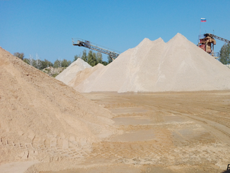 Доставка мытого песка по Челябинску