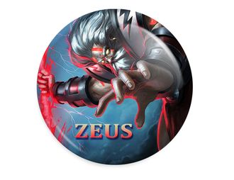 Значок или магнит Зевс (Zeus)