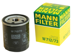 Фильтр масляный W712/73 MANN (FORD Mondeo 11.00->/Focus 10/03->/MAZDA III 2.0 10.03->)