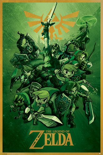 Постер Maxi Pyramid: Nintendo: The Legend Of Zelda (Link)