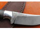 Нож Ассасин разделочный из дамасской стали с накладками из граба