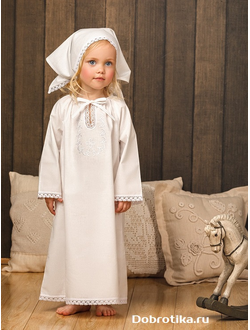 Крестильное платье "Людмила", на возраст от 3 до 12 лет, цена от