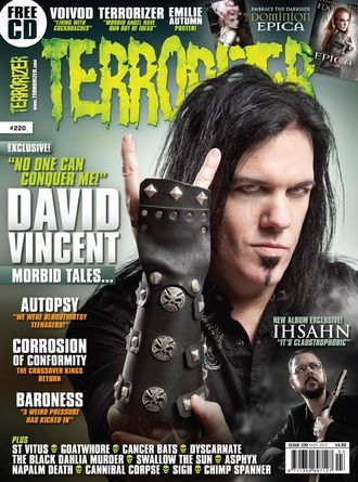 TERRORIZER Magazine March 2012 David Vincent, Ihsahn Cover Иностранные музыкальные журналы в Москве