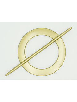 Арт. "Декор большая. Коло". Круглая пряжка для портьер